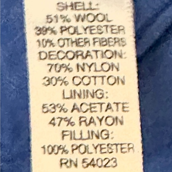 Banana Republic Grey Gray Zip & Snap Wool Blend Puffer Vest Outerwear Medium - Picture 6 of 6